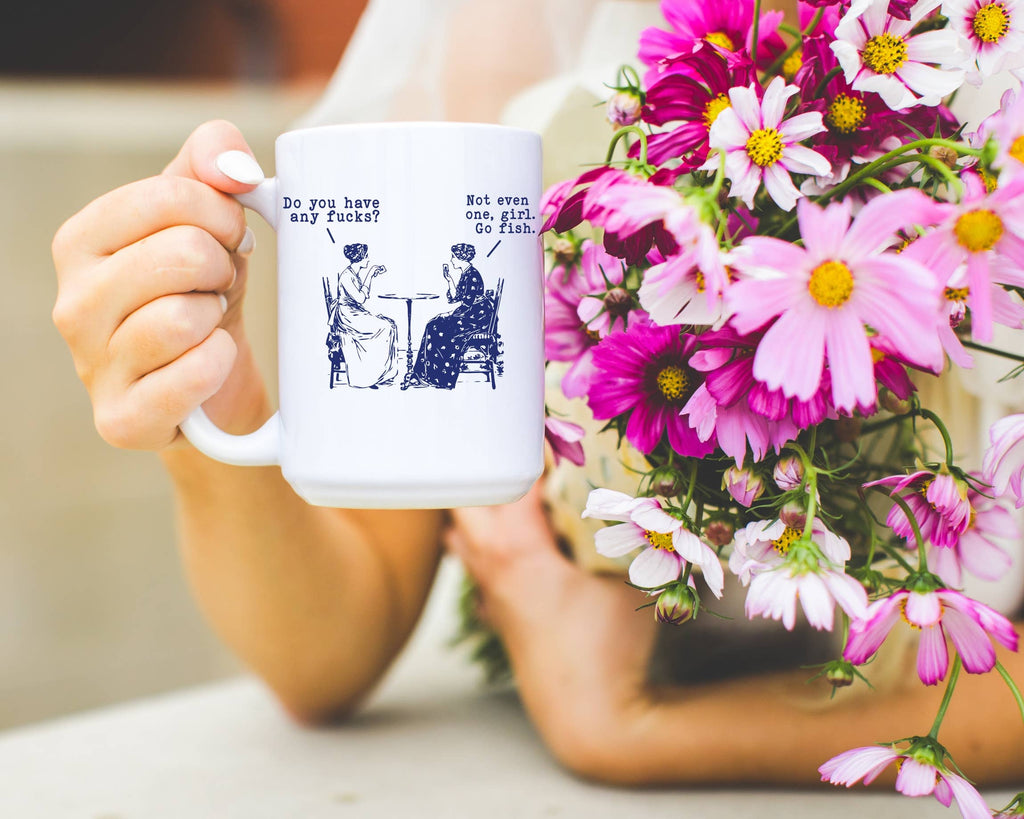 Go Fish Sarcastic Coffee Mug
