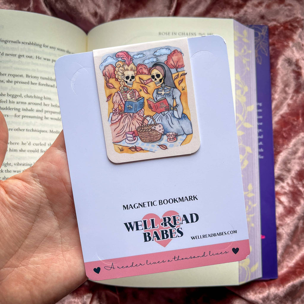 Halloween magnetic bookmark - Anne Boleyn & Marie Antoinette