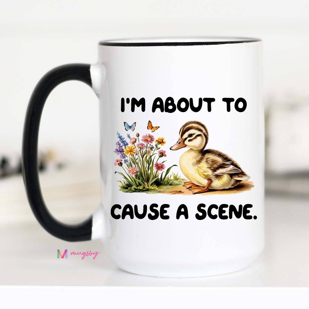 Cause a Scene Funny Coffee Mug, Funny mug, Funny Ceramic Mug, Coffee Mug