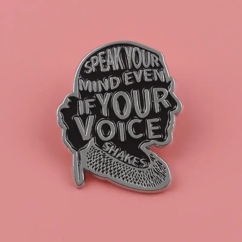 Speak Your Mind Enamel Pin – Empowerment Pin