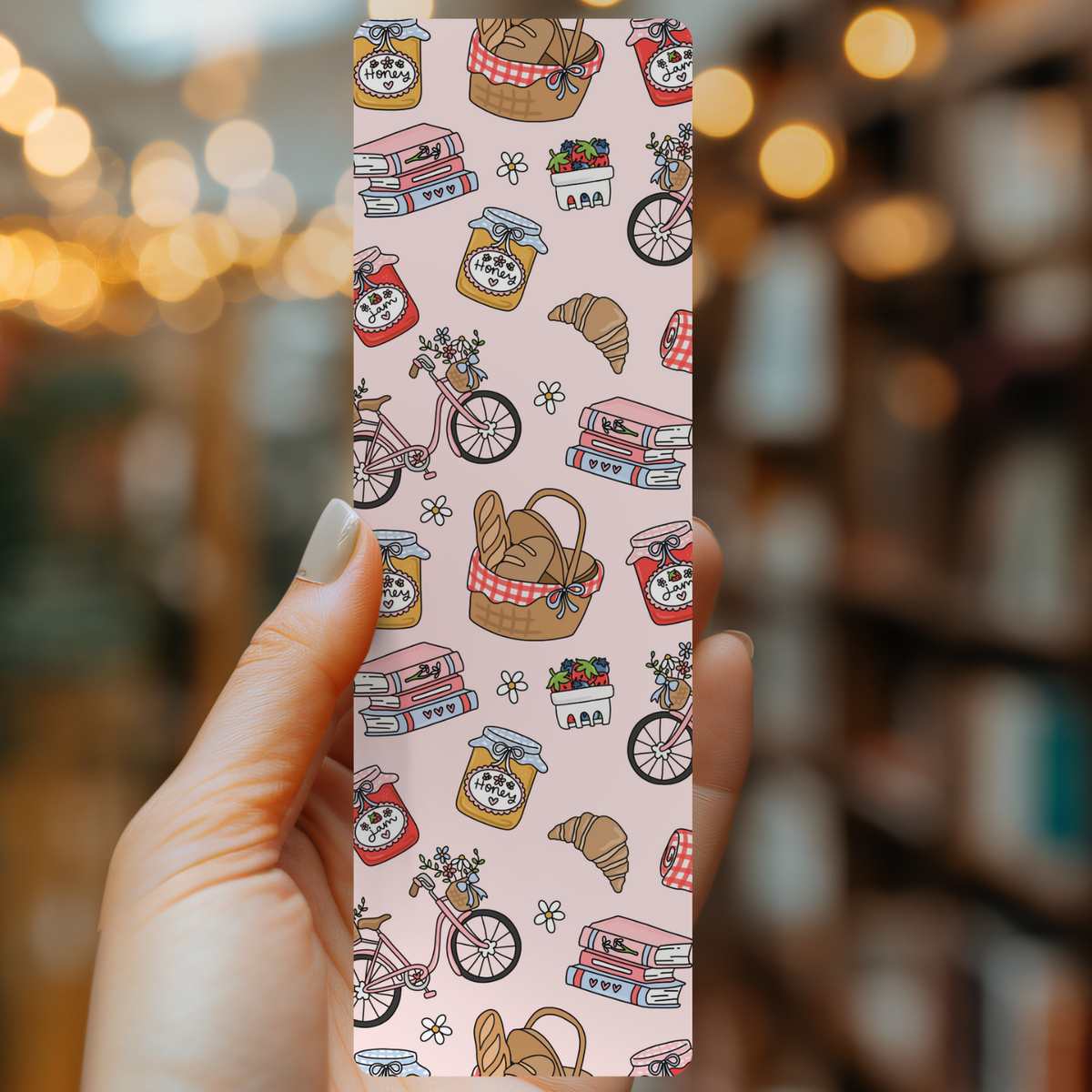 Springtime Picnic Bookmark | Spring Reading