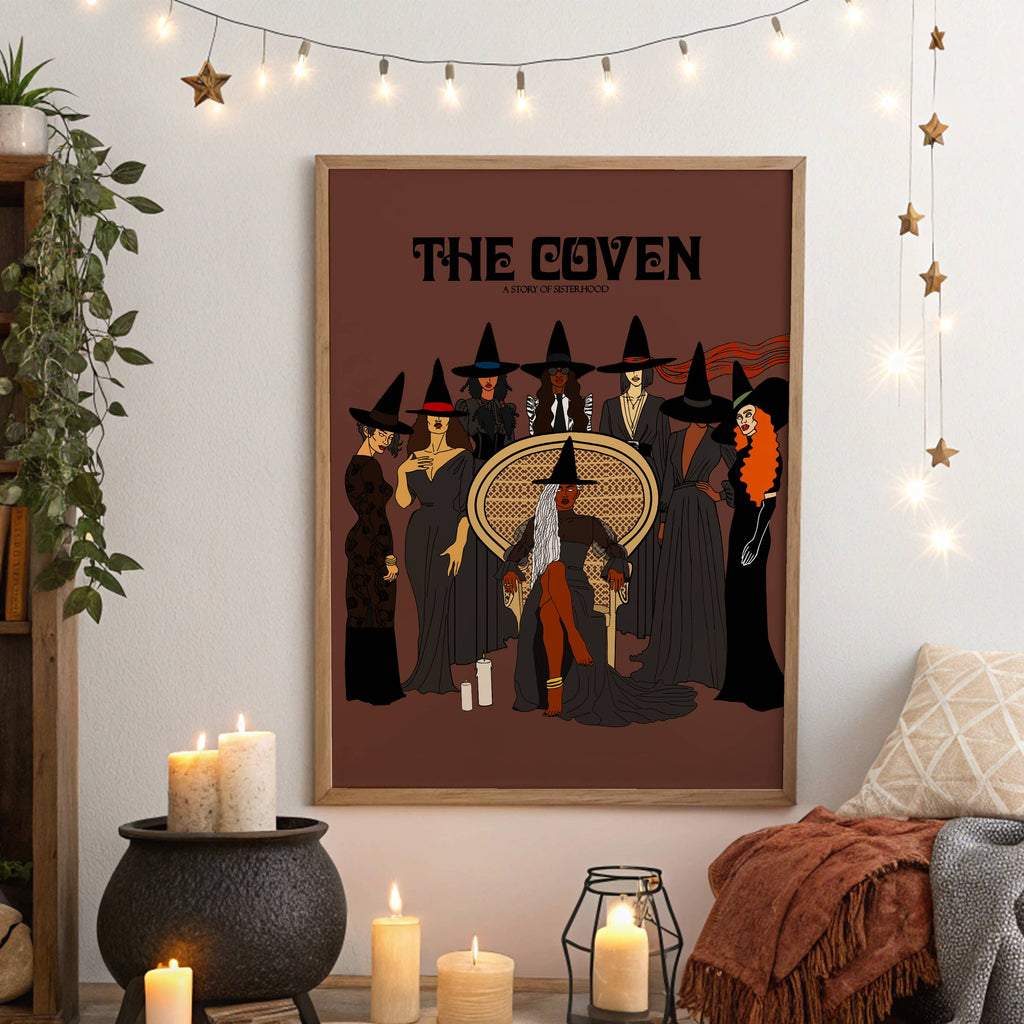The Coven Poster| Gothic Witch Poster