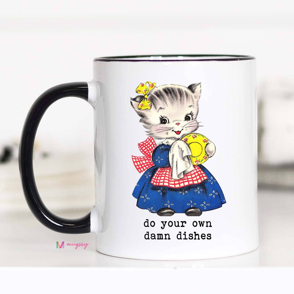Do Your Own Damn Dishes Funny Coffee Mug, Vintage Mug
