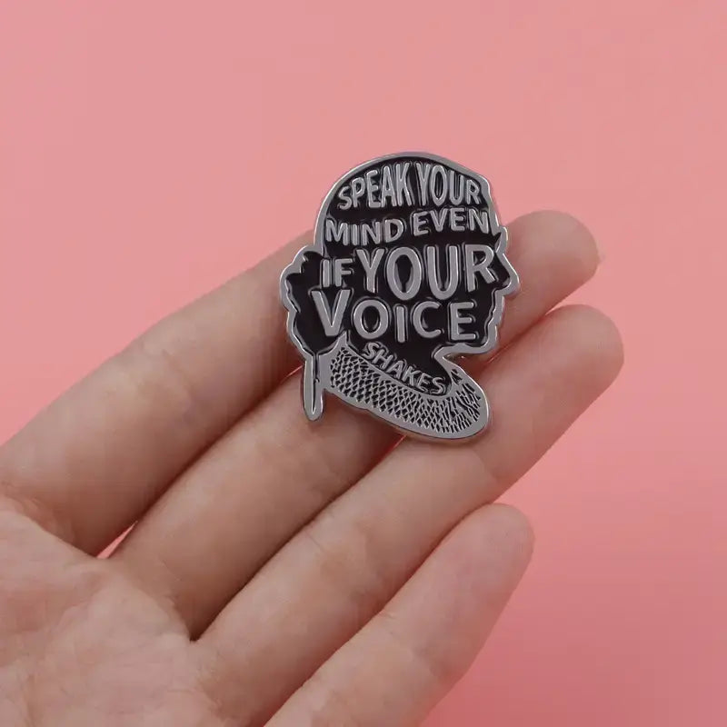 Speak Your Mind Enamel Pin – Empowerment Pin