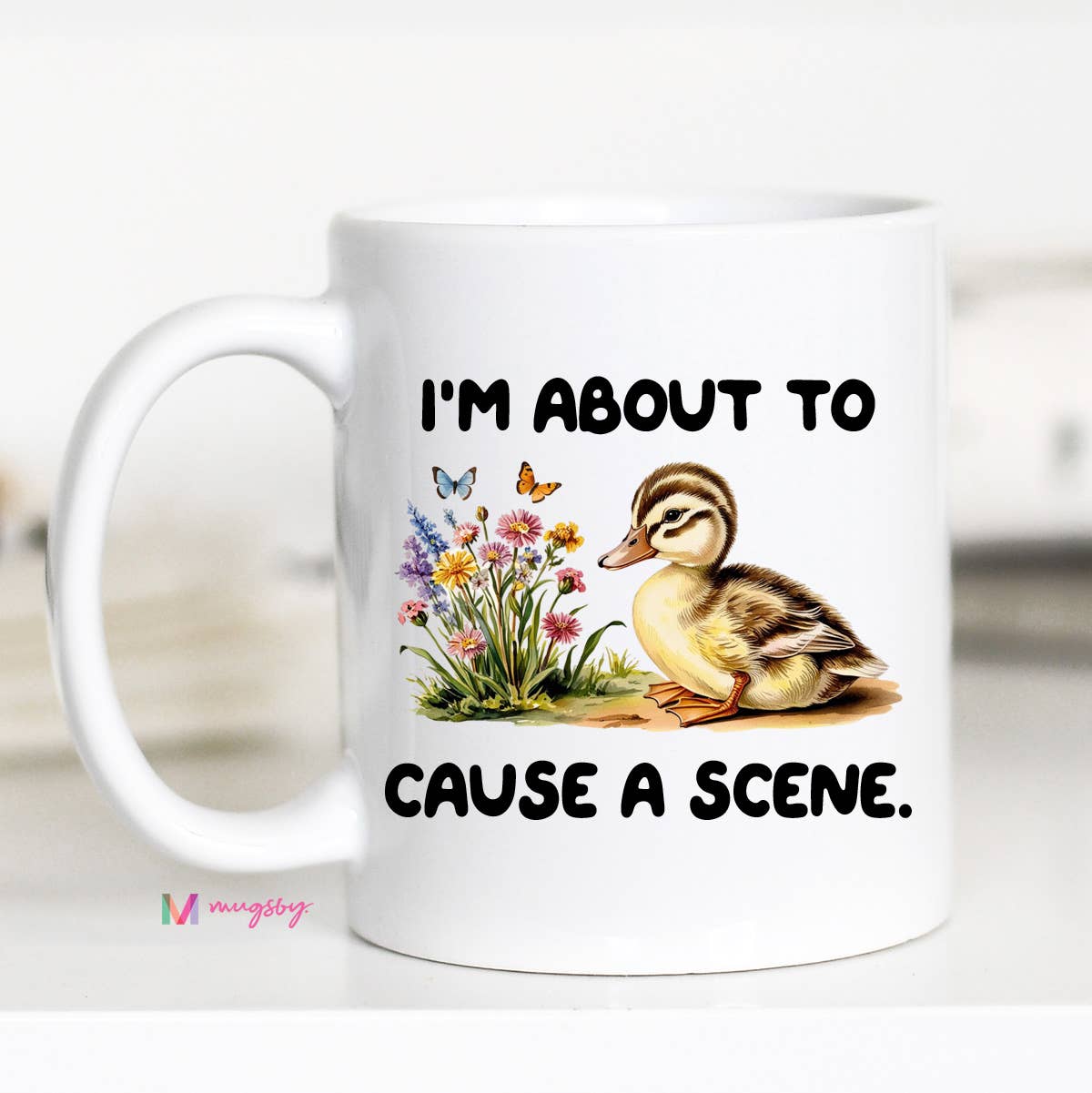 Cause a Scene Funny Coffee Mug, Funny mug, Funny Ceramic Mug, Coffee Mug