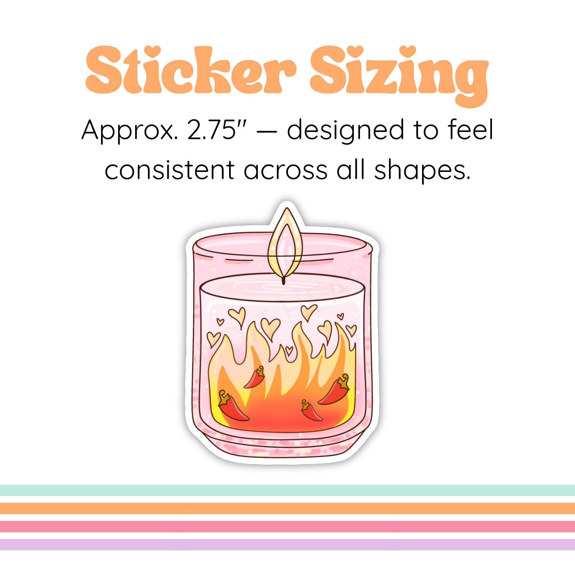 Spicy Reader Candle Sticker | Bookish Romance