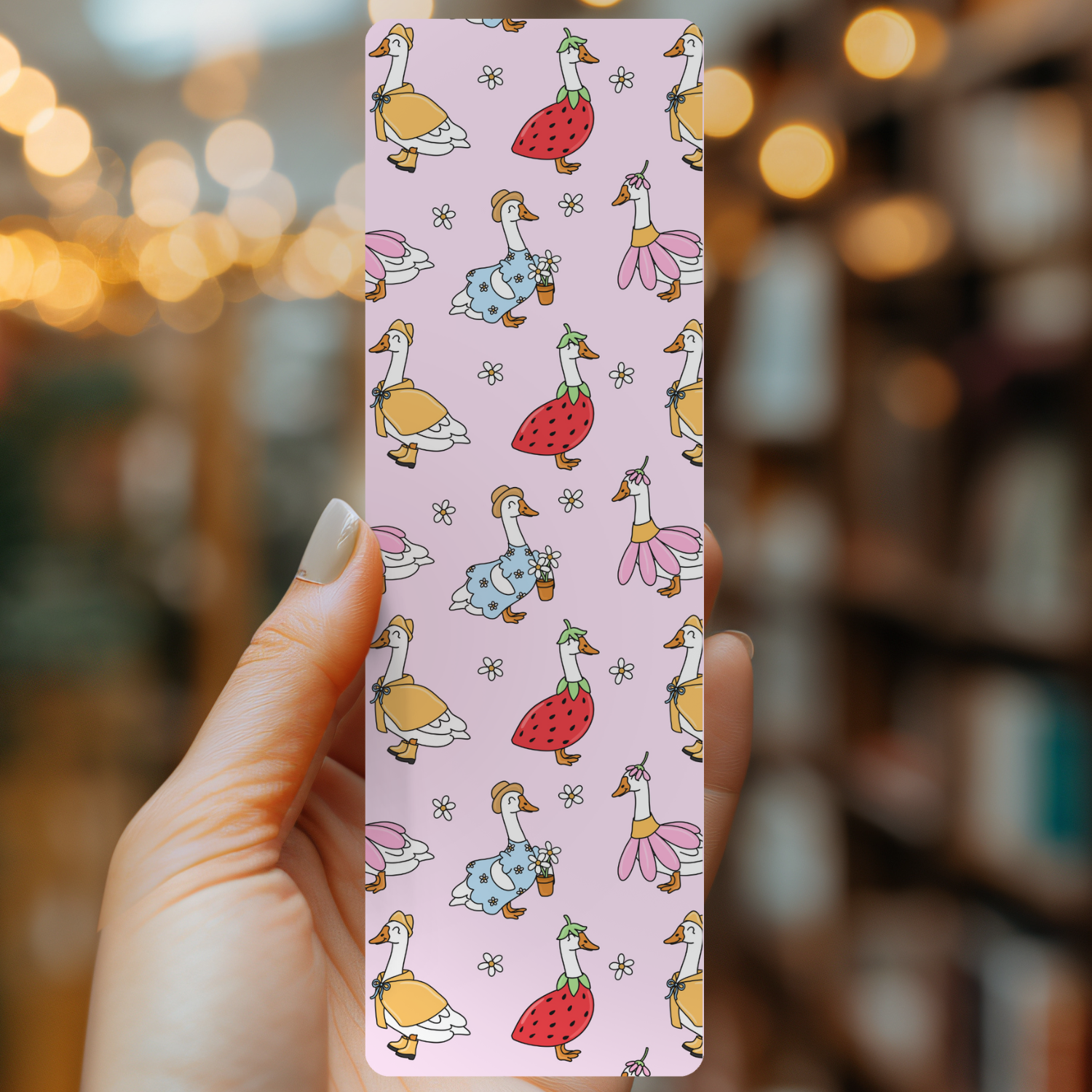 Silly Goose Club Bookmark | Soft Matte Laminated 
