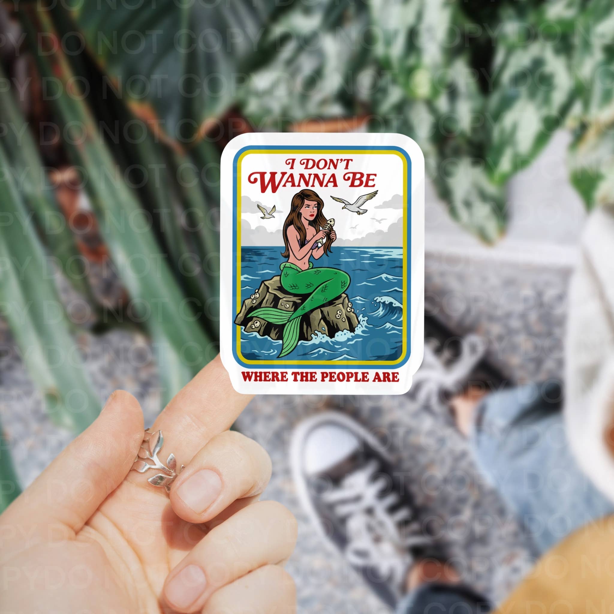 I Don’t Wanna Be Where the People Are, Funny Sticker