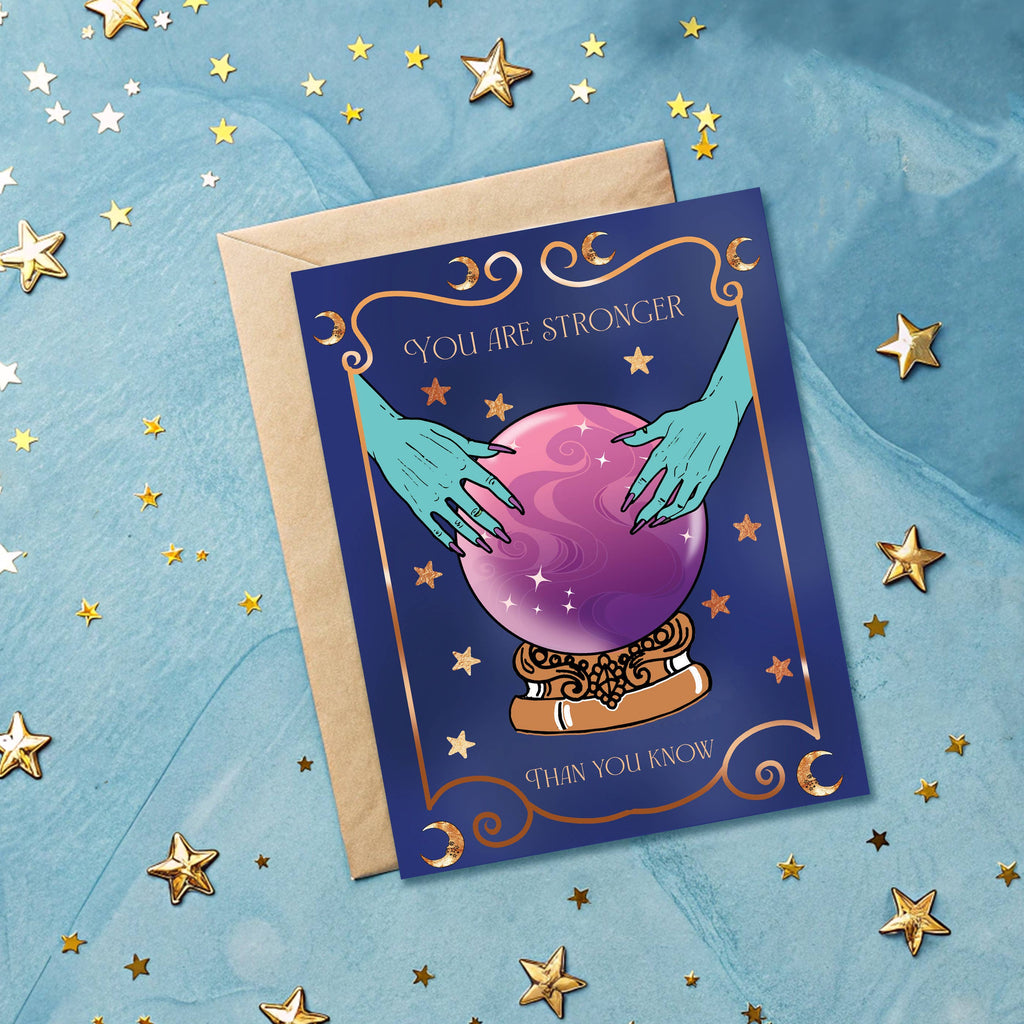Crystal Ball Encouragement Greeting Card(6 pack)