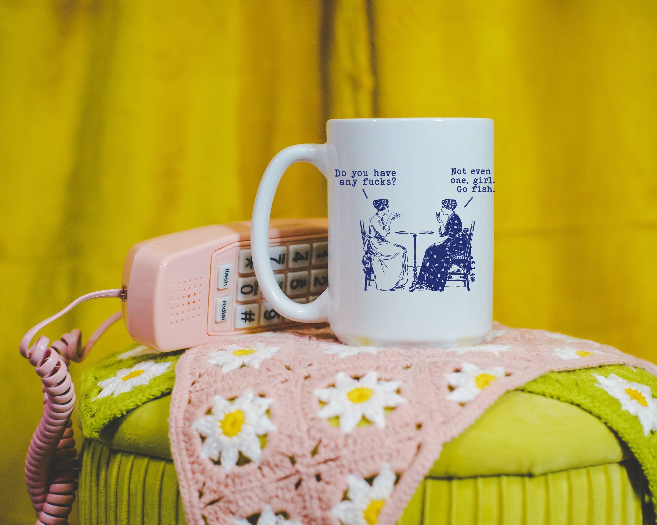 Go Fish Sarcastic Coffee Mug