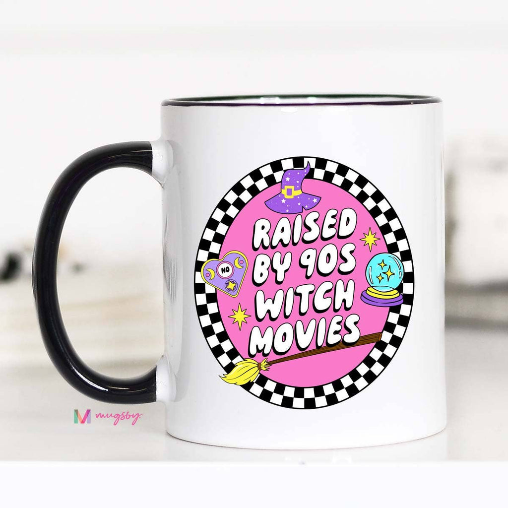 Raised on 90s Witch Movies Halloween Coffee Mug