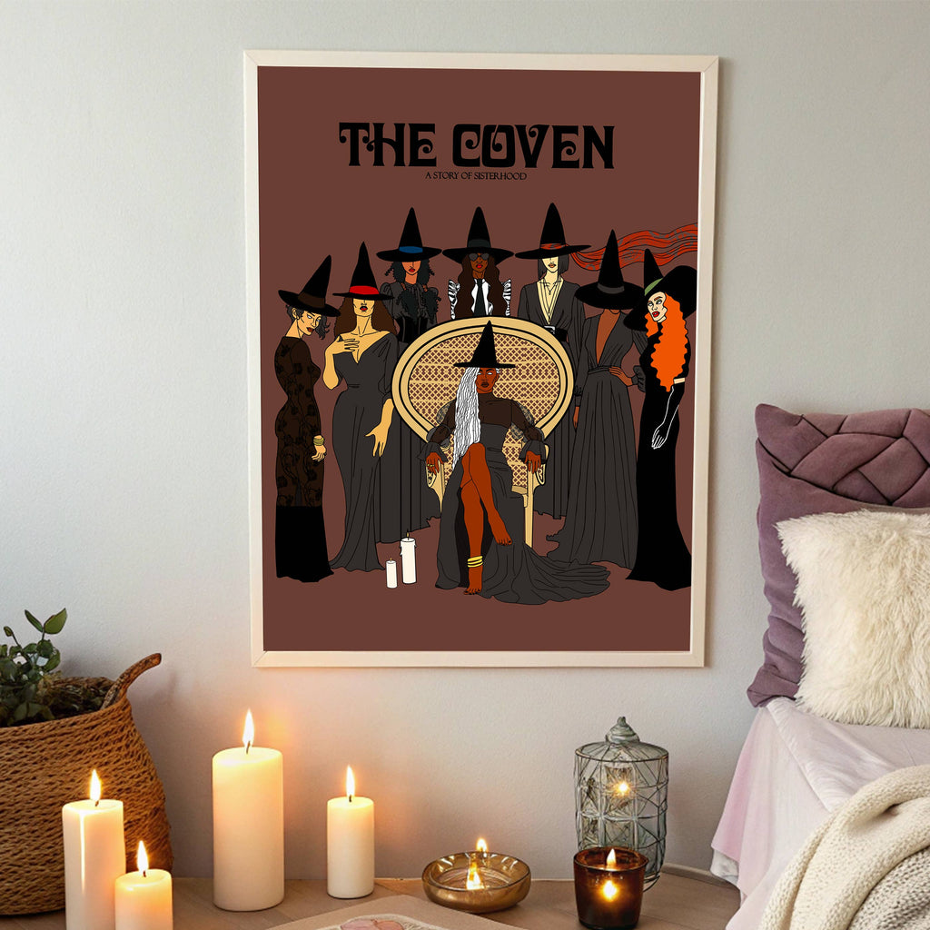The Coven Poster| Gothic Witch Poster