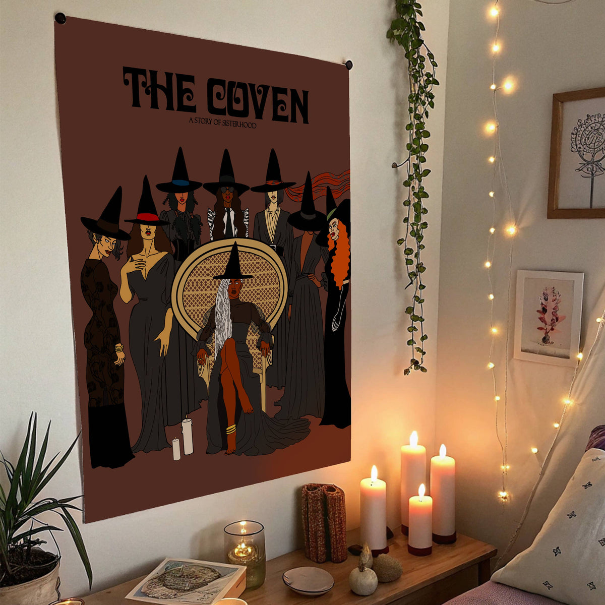 The Coven Poster| Gothic Witch Poster