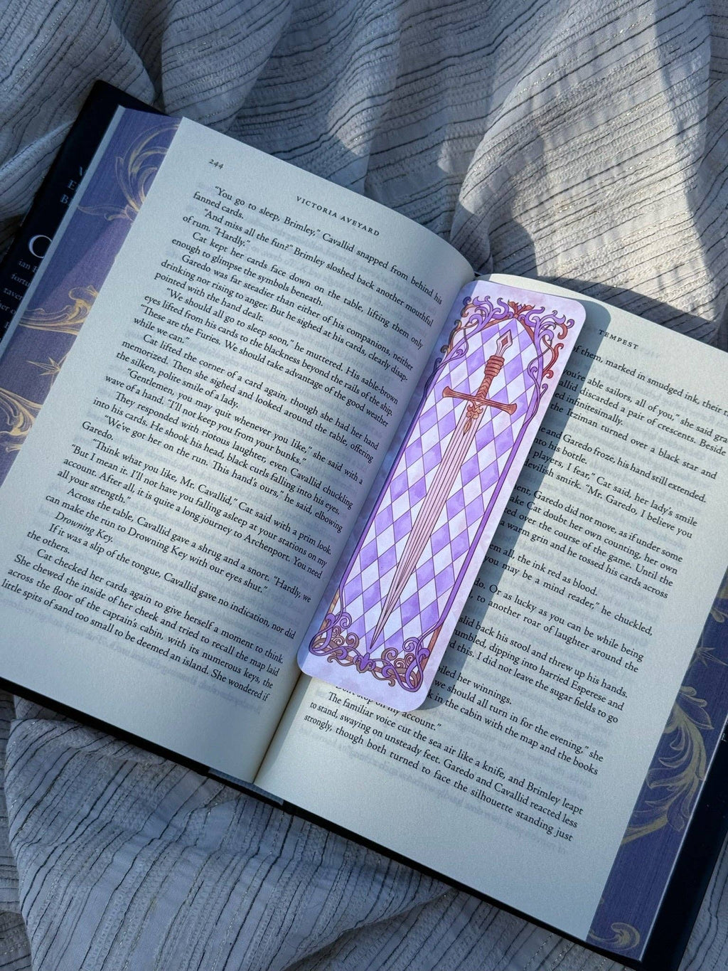 Stained Glass Sword Bookmark