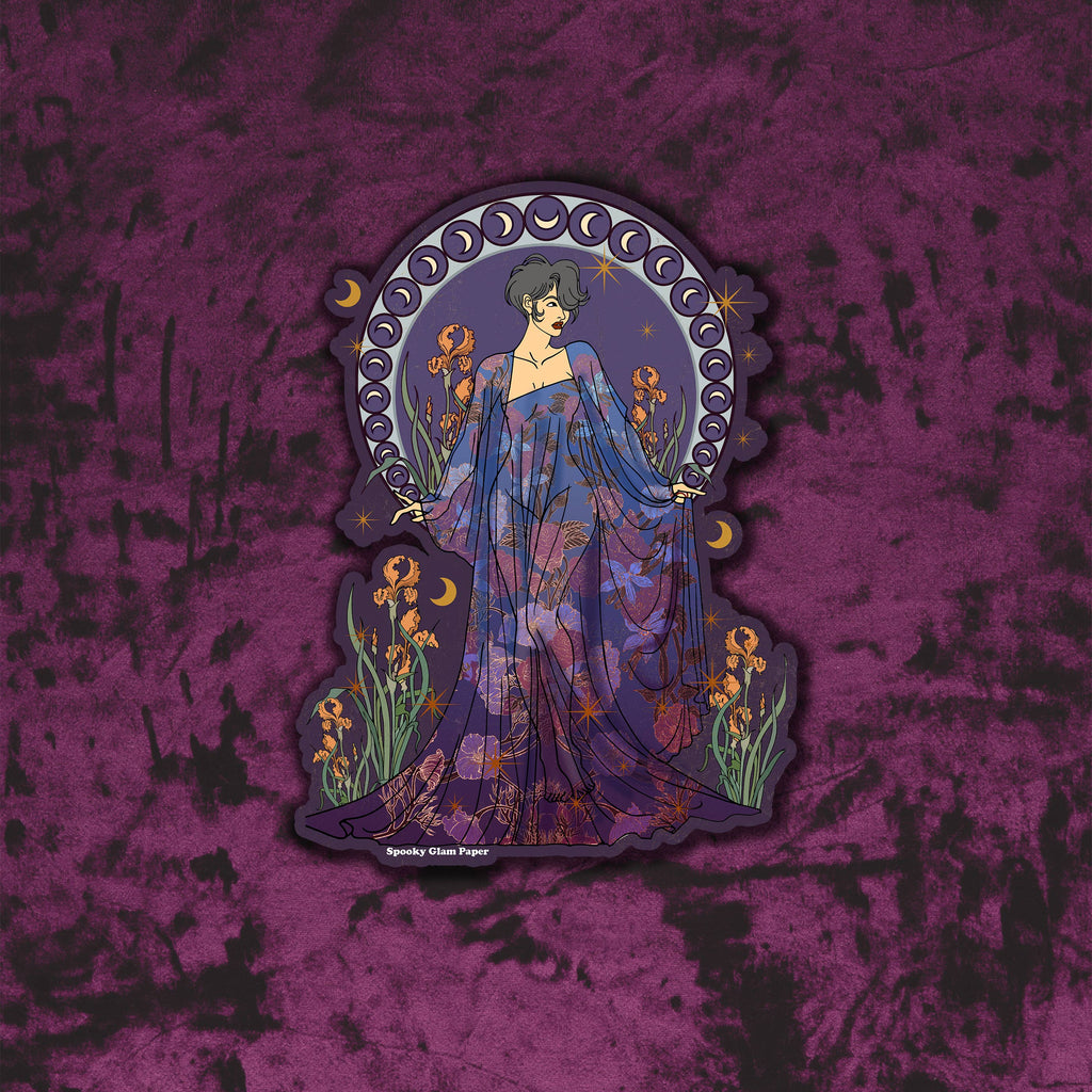 Mystical Maiden Witch Vinyl Sticker Pack, Set of 6