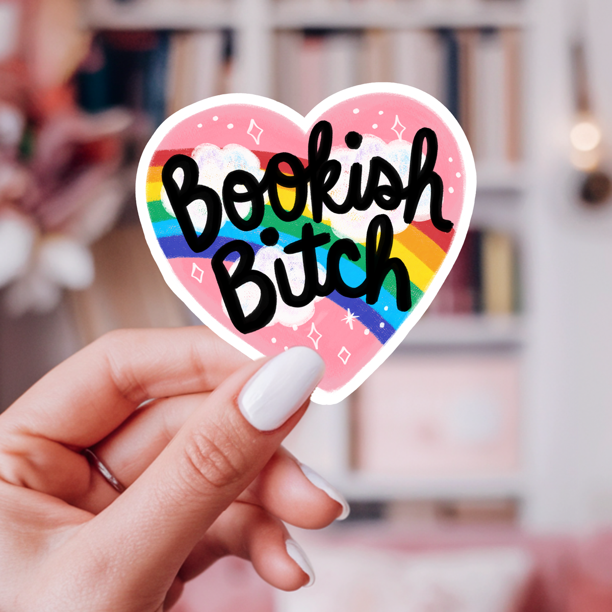 Bookish B*tchl Vinyl Sticker – Book Lover Gift  