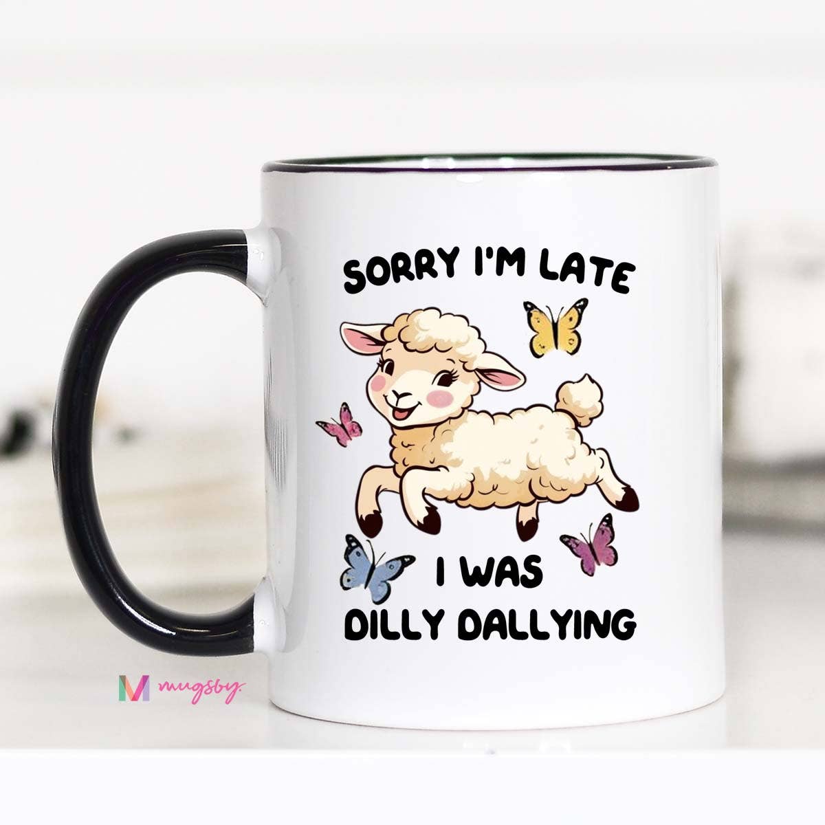 Dilly Dallying Coffee Mug, Funny Mug, Ceramic Mug
