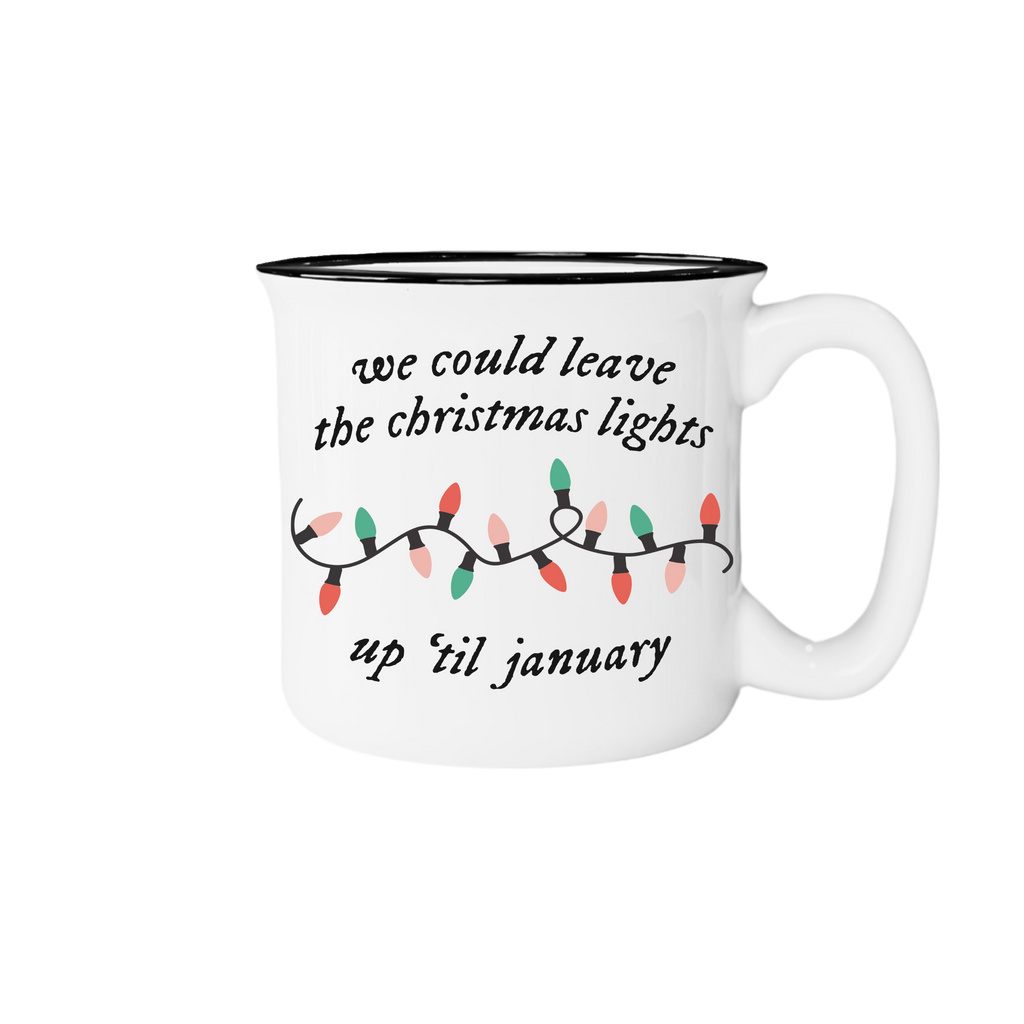 Christmas Lights Campfire Mug