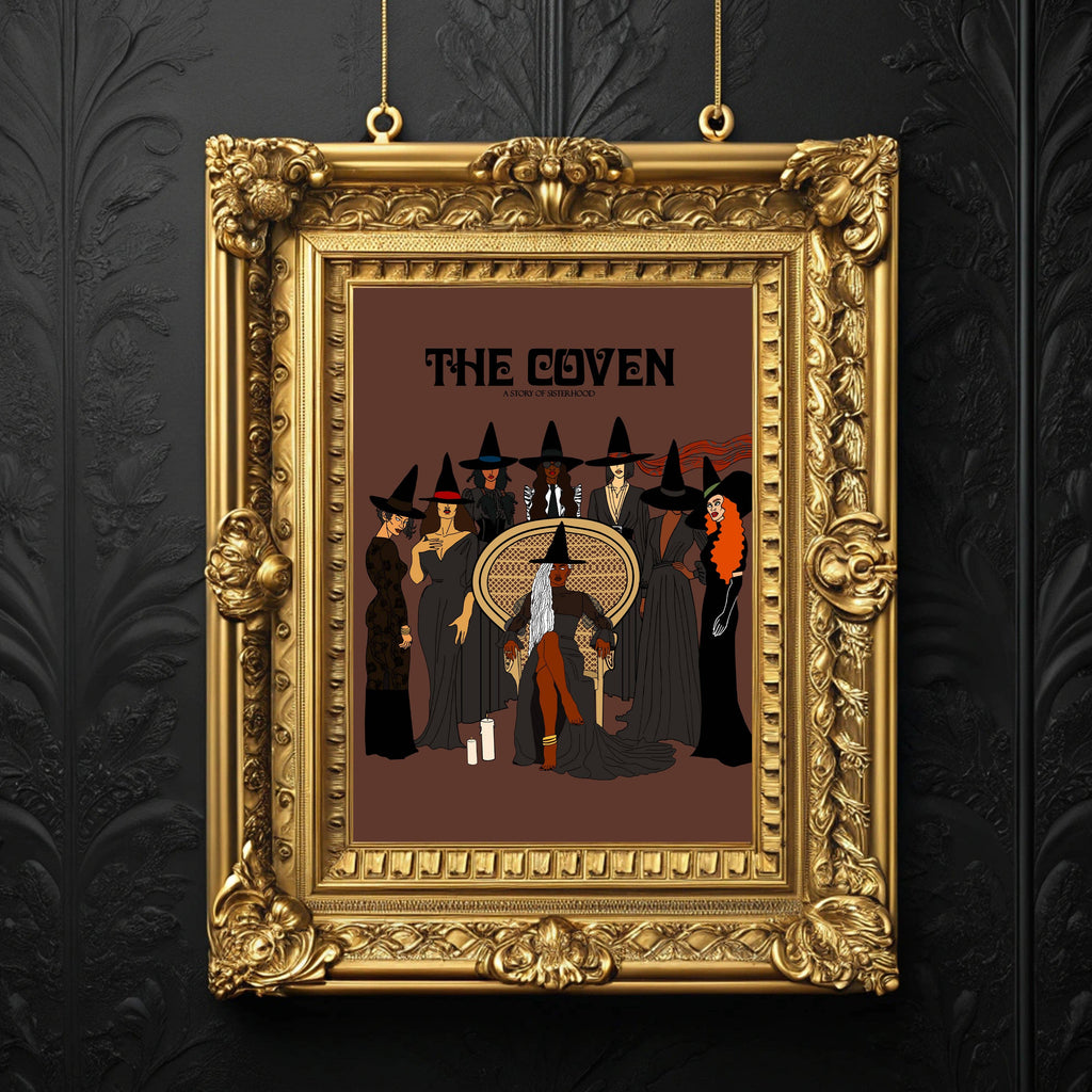 The Coven Poster| Gothic Witch Poster