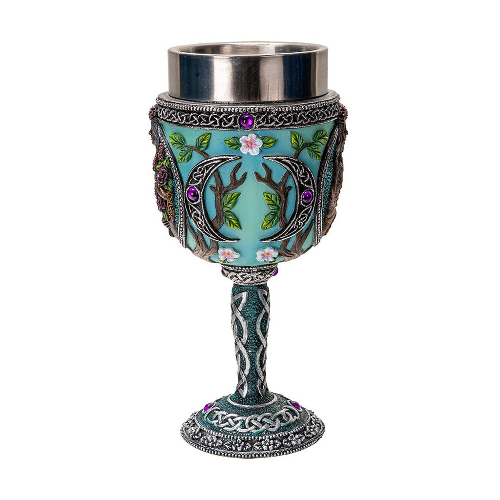 Triple Goddess Maiden Goblet
