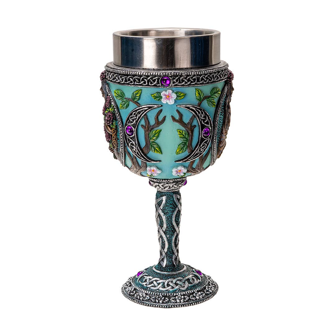 Triple Goddess Maiden Goblet