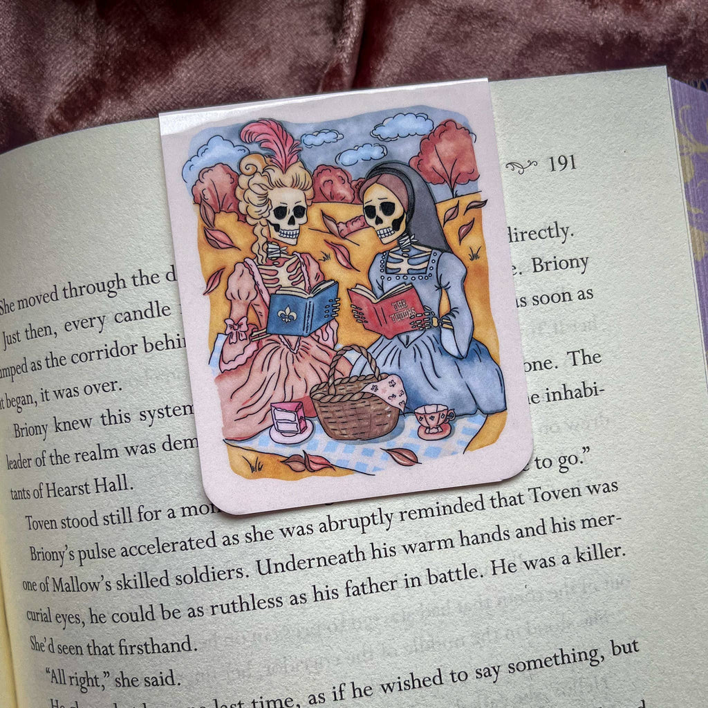 Halloween magnetic bookmark - Anne Boleyn & Marie Antoinette