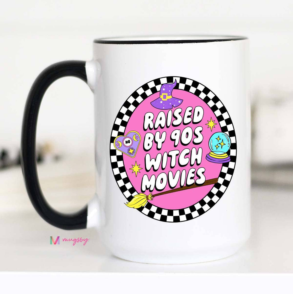 Raised on 90s Witch Movies Halloween Coffee Mug