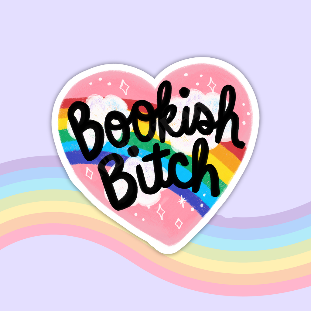 Bookish B*tchl Vinyl Sticker – Book Lover Gift  