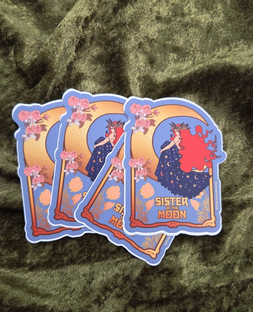 Sister Of The Moon Witchy Sticker( 6 Pack)