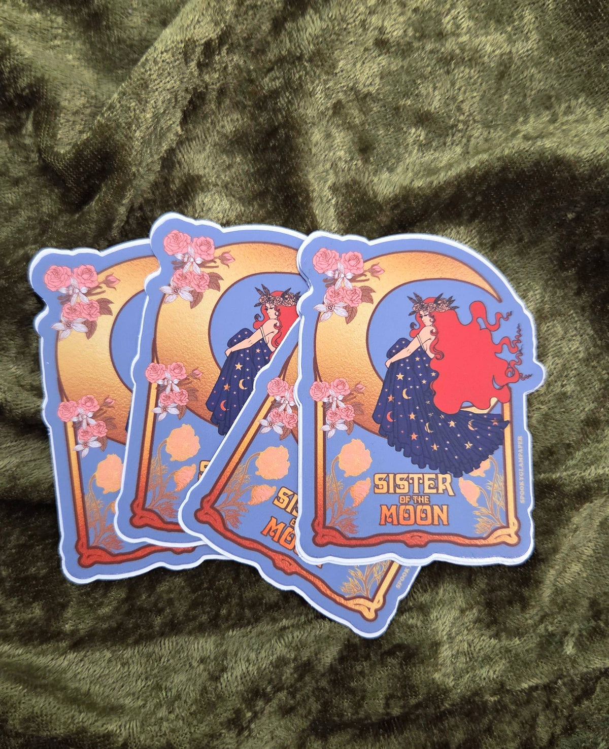 Sister Of The Moon Witchy Sticker( 6 Pack)