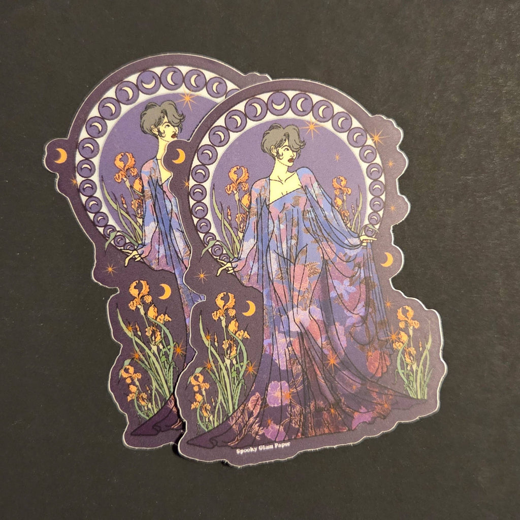 Mystical Maiden Witch Vinyl Sticker Pack, Set of 6