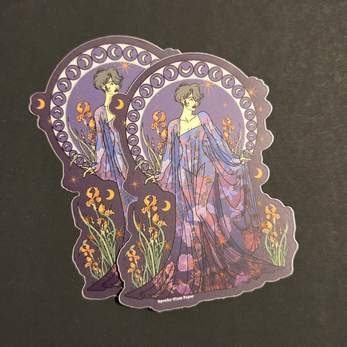 Mystical Maiden Witch Vinyl Sticker Pack, Set of 6