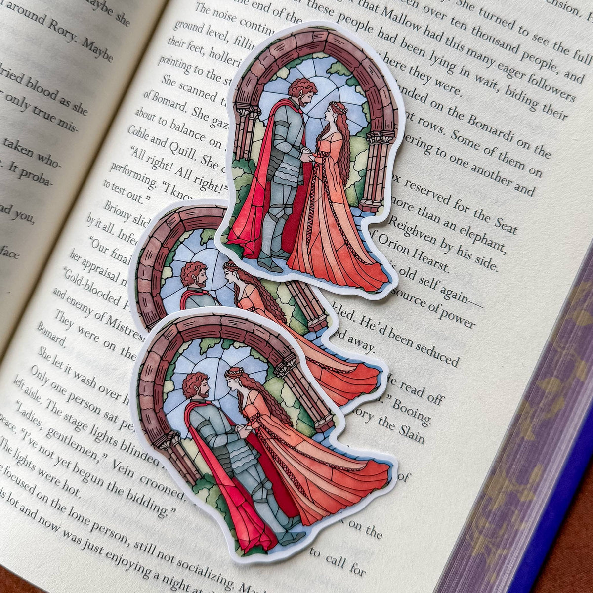 Medieval Romance Bookish Kindle Sticker Romantasy Book Lover