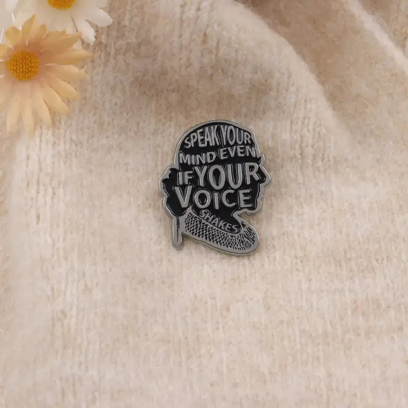 Speak Your Mind Enamel Pin – Empowerment Pin