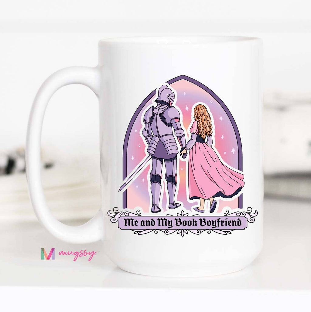 Me and My Book Boyfriend Fantasy Romance Coffee Mug
