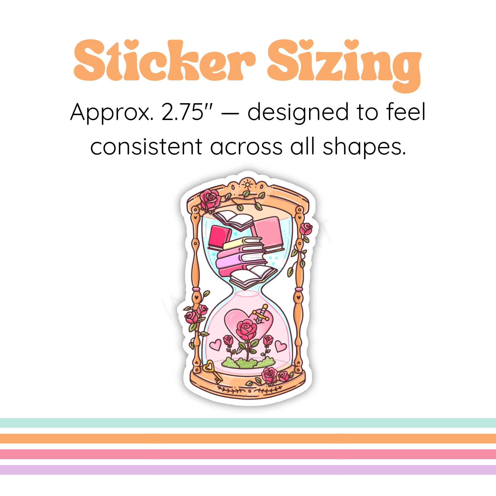 Timeless Romance Sticker | Bookish Romance