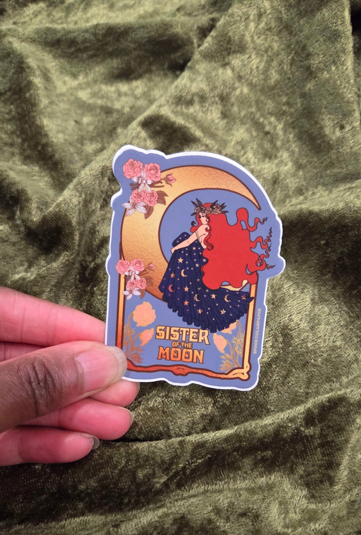 Sister Of The Moon Witchy Sticker( 6 Pack)