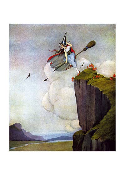 Witch Taking Flight - Witches Print