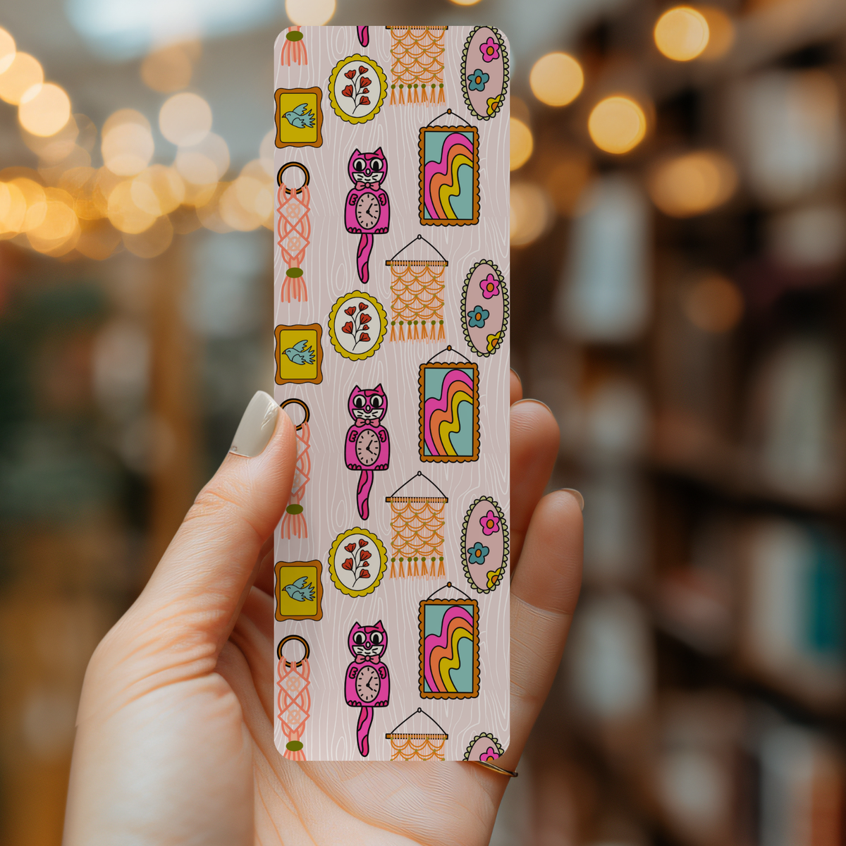 Vintage Macrame Wall Bookmark  