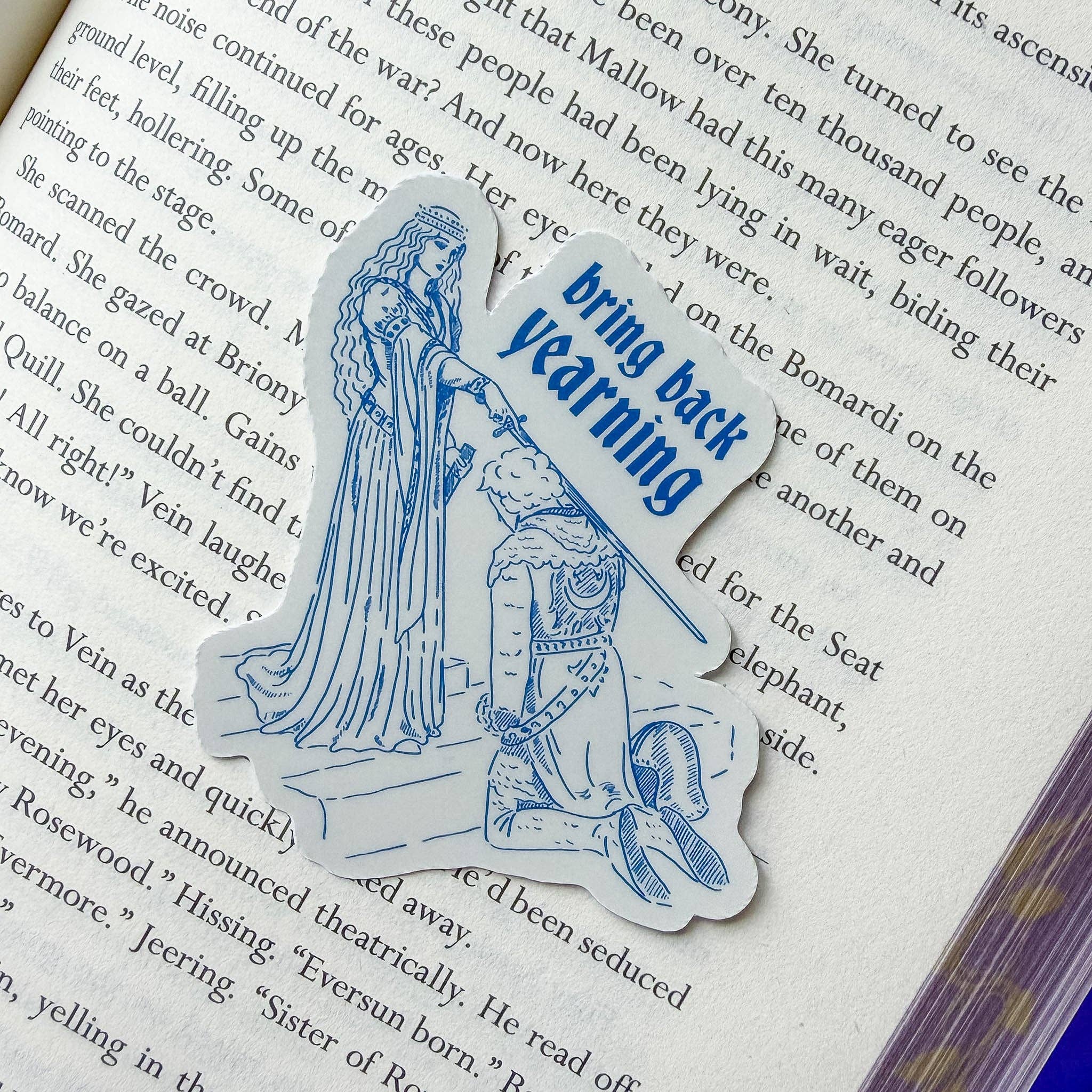 Medieval Romance Bookish Gift Kindle Sticker Booktook 