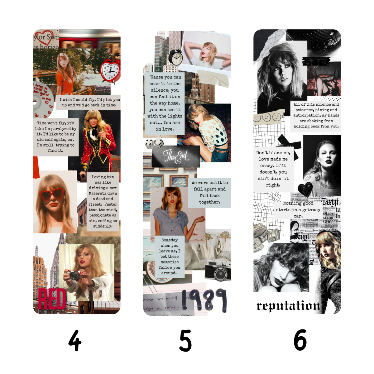 Musical Collage Bookmarks: 7