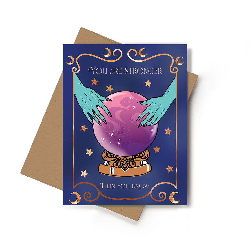 Crystal Ball Encouragement Greeting Card(6 pack)