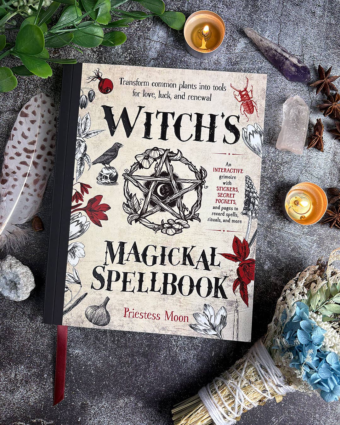Witch's Magickal Spellbook by Priestess Moon
