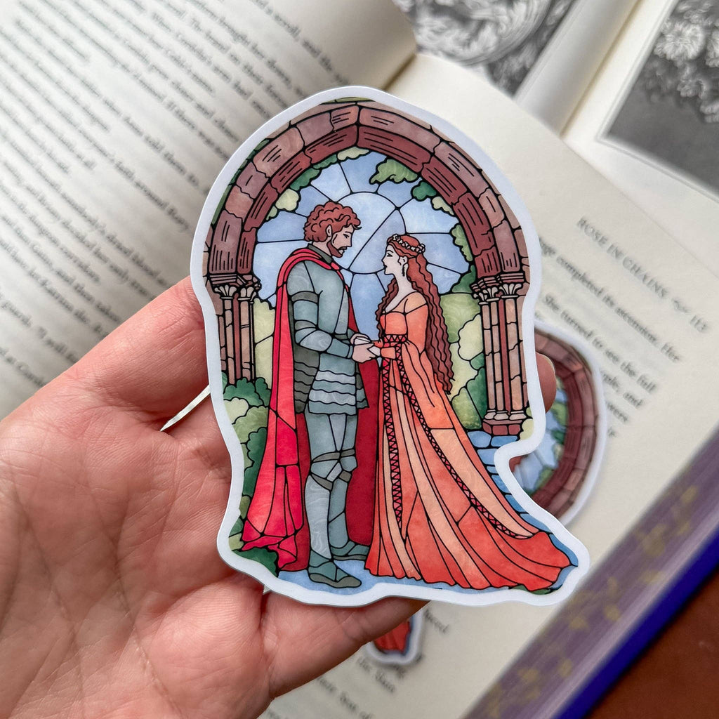 Medieval Romance Bookish Kindle Sticker Romantasy Book Lover