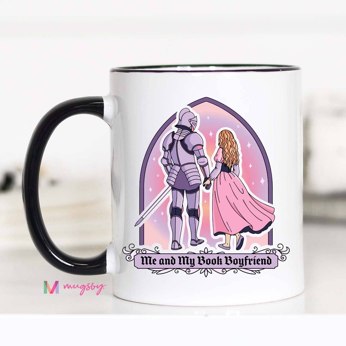 Me and My Book Boyfriend Fantasy Romance Coffee Mug