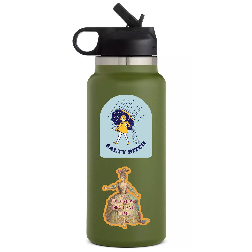 Victorian Woman Funny Swear High Quality Vinyl Sticker