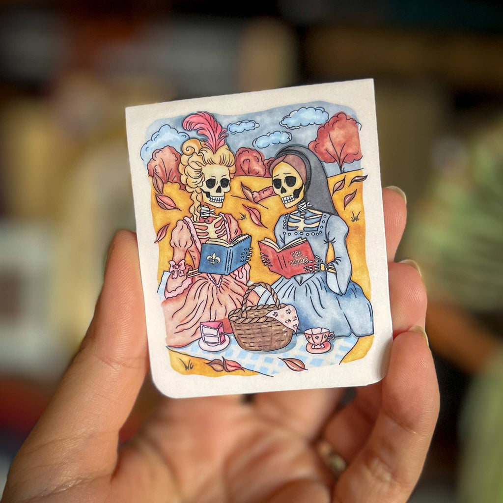 Halloween magnetic bookmark - Anne Boleyn & Marie Antoinette