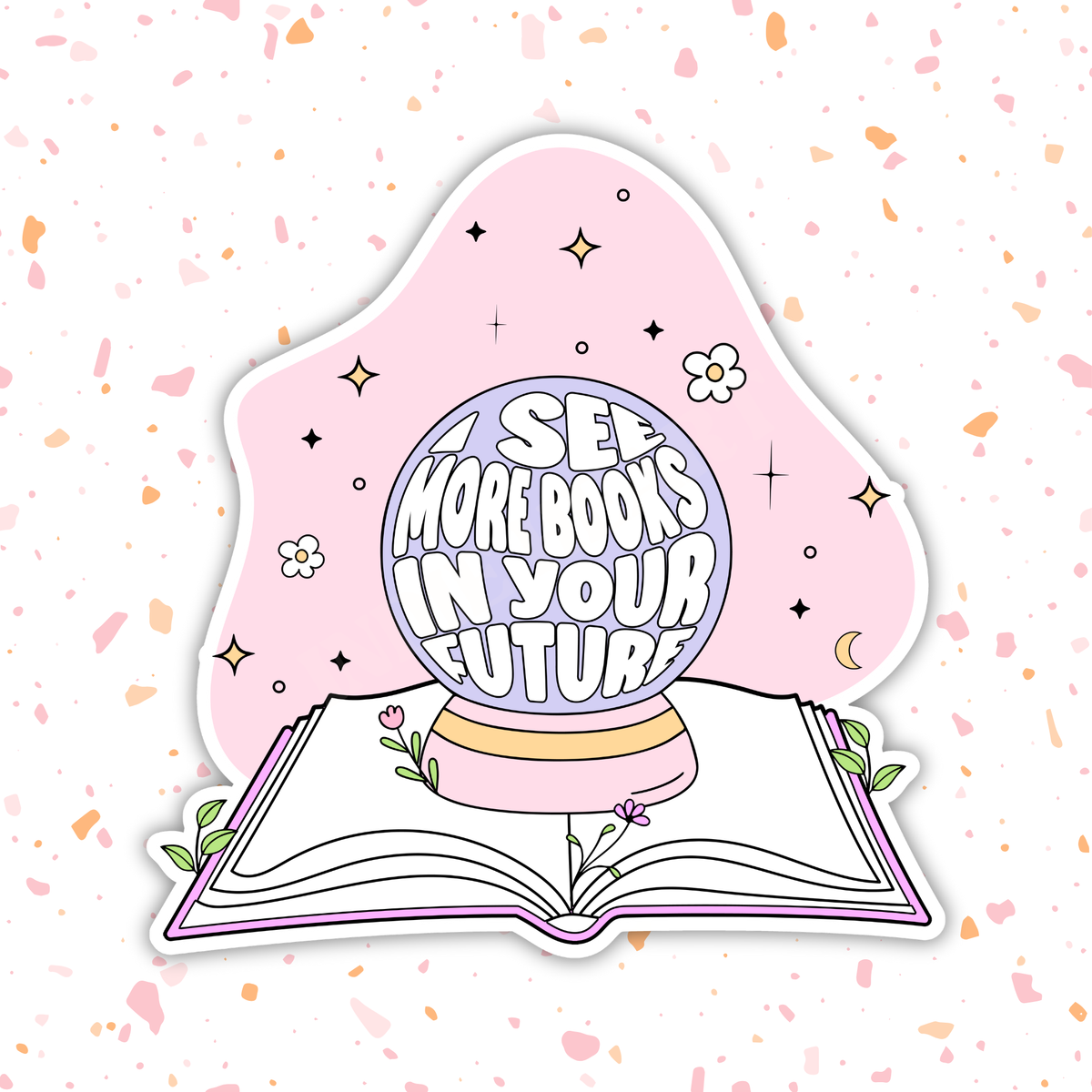 Bookish Fortune Teller Sticker 