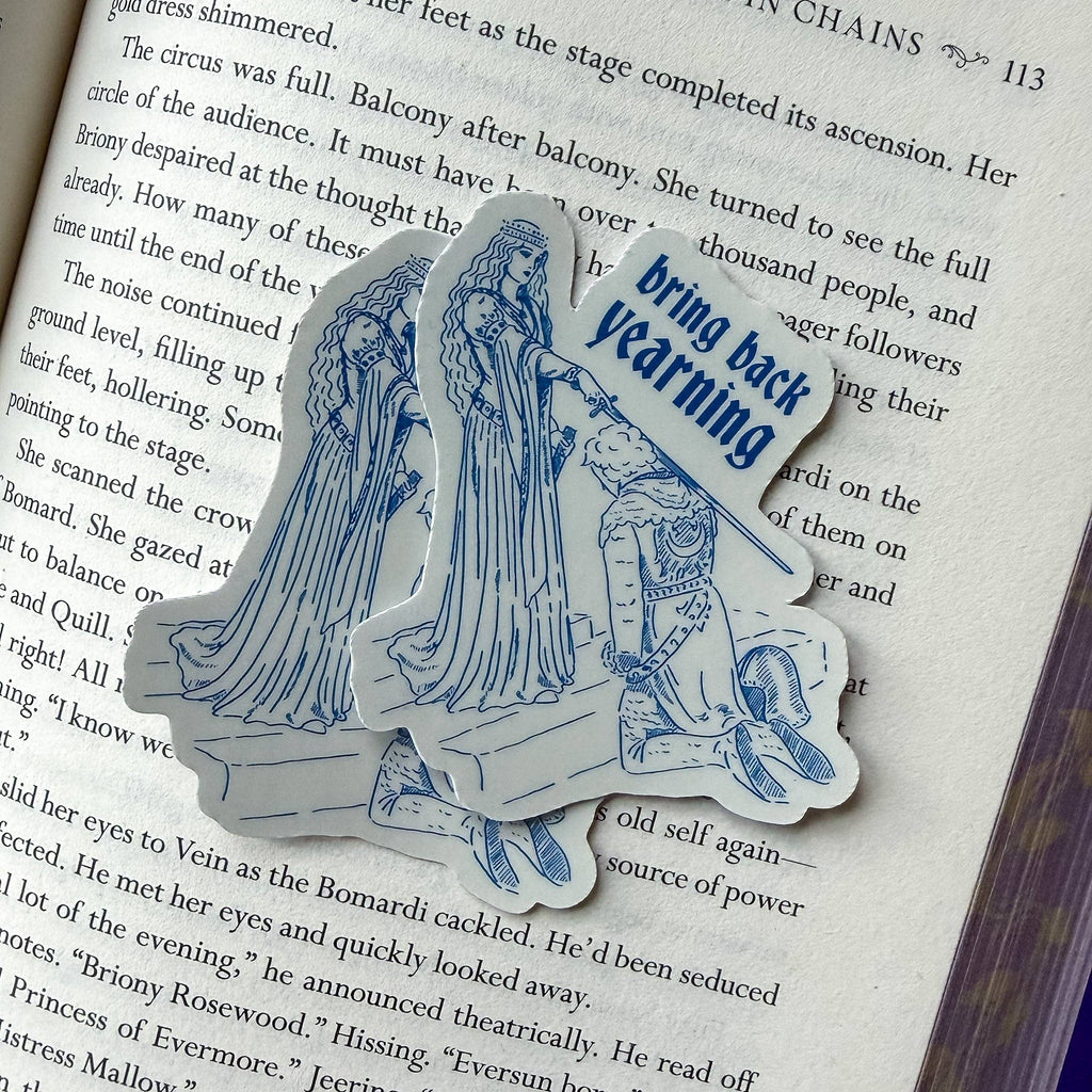 Medieval Romance Bookish Gift Kindle Sticker Booktook 
